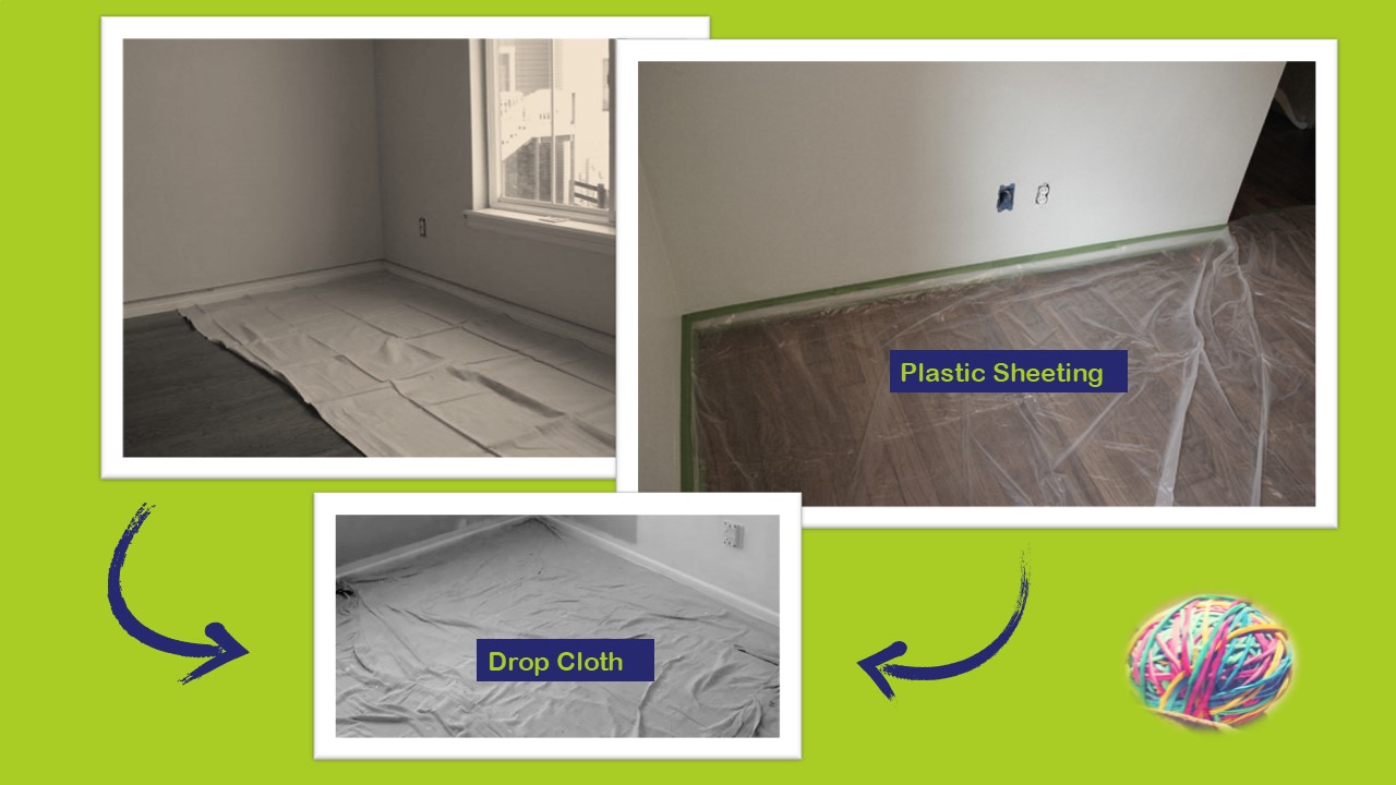 plastic sheeting in interior painting